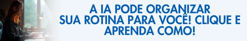 Imagem ilustrativa com texto sobre inteligência artificial para iniciantes