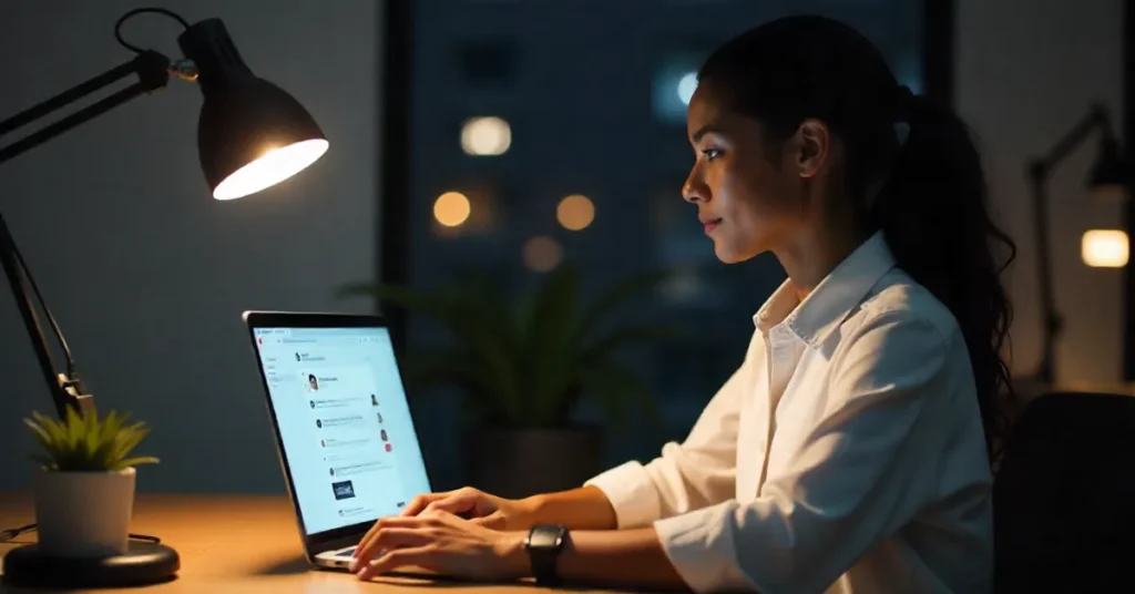 Mulher usando Inteligência Artificial na EAD para melhorar o ensino e o aprendizado