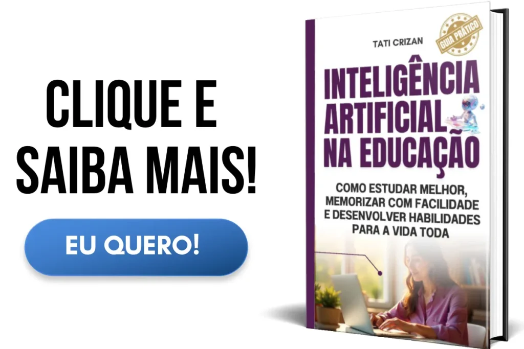 Capa 3D do ebook sobre inteligência artificial na educação