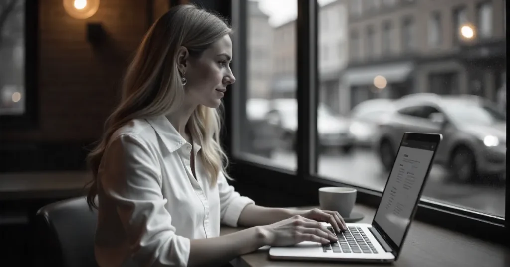 Mulher aprendendo sobre os tipos de inteligência artificial para se profissionalizar