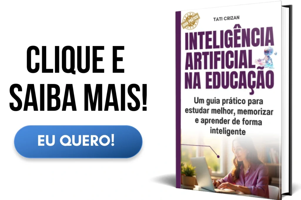 Capa 3D do ebook sobre inteligência artificial na educação