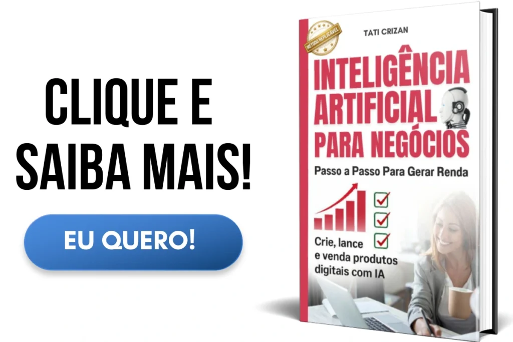 Capa 3D do ebook sobre inteligência artificial para negócios