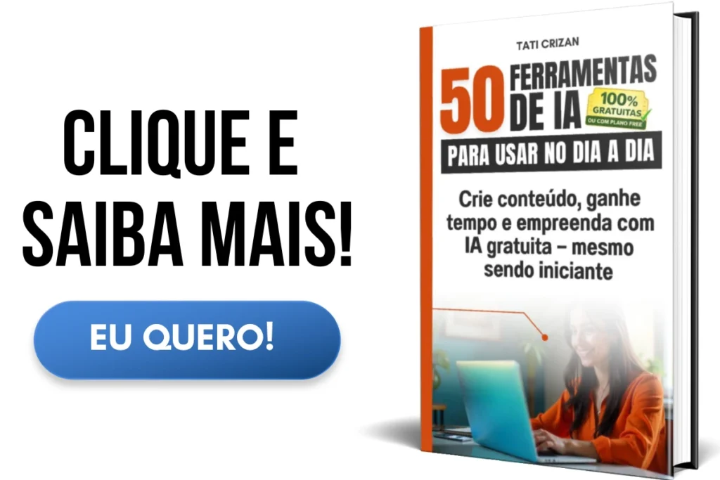 Capa 3D do ebook sobre ferramentas de inteligência artificial